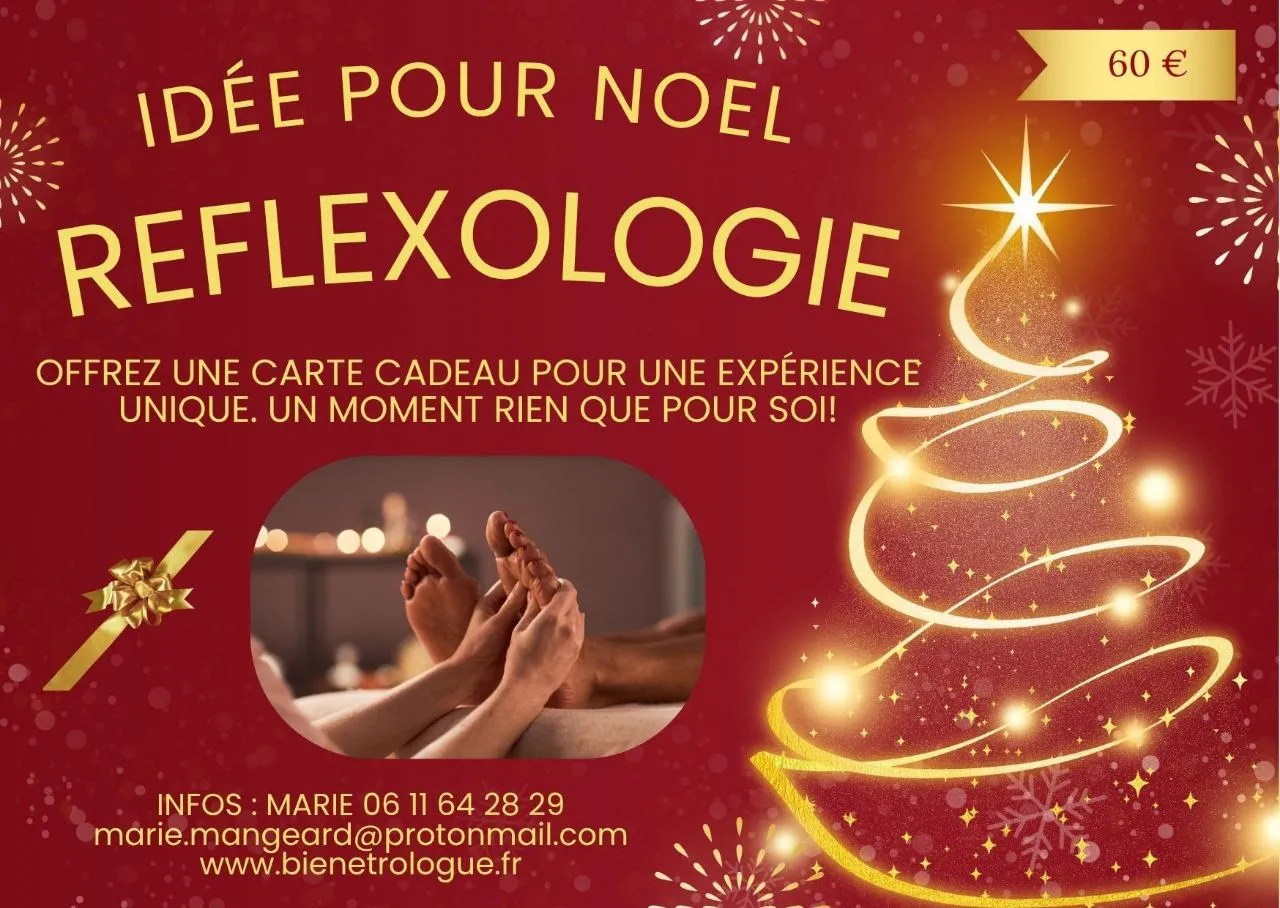 Idées Noël 2025 : une carte cadeau Réflexologie | zoomable